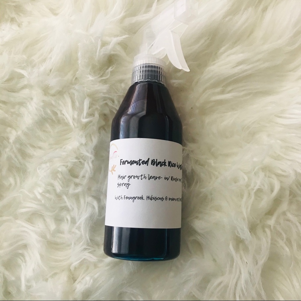 Fermented black rice hair growth leave-in/ rinse